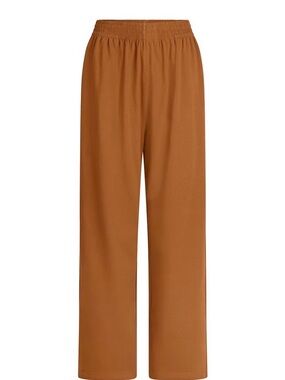 SKIMS Cotton Jersey Wide Leg Pants Chai Brown Size Small